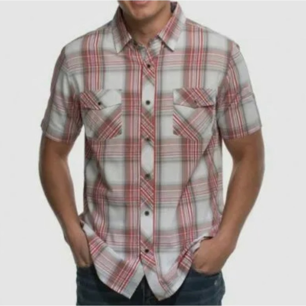 CARILOHAN- Bamboo Woven Button-Up -